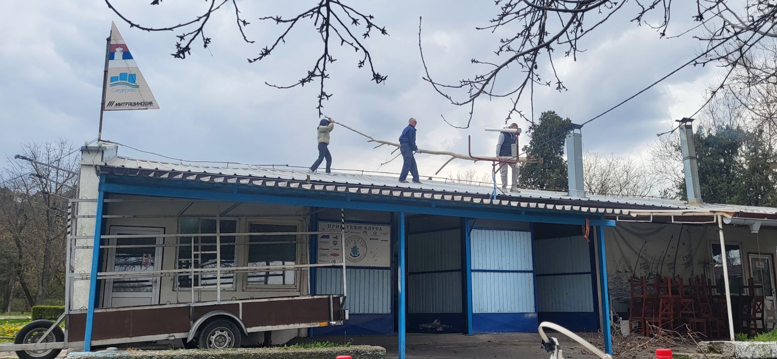 Sređivanje klupske zgrade i okolnog prostora